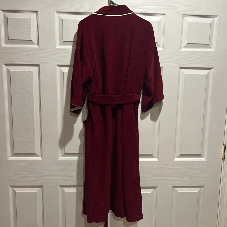 Bata JCPenney Youngheart Borgoña 85% Arnel 15% Nylon Talla Única para Todos Foto 3 de 3