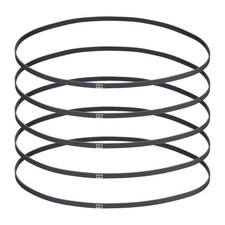 606mm GT-2 Timing Belt, 5pcs 6mm Width 2mm Pitch 3D Printing Closed Loop, Black