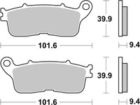 Brembo Bremsbelagsatz Scheibenbremse Prime - Sinter - SP 07HO60SP FüR Honda VFR