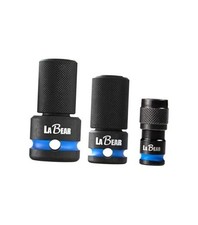 - Impact to 1/4 Hex Converter, 1/2 3/8 1/4-INCH Drive Female 3pcs Adapter set