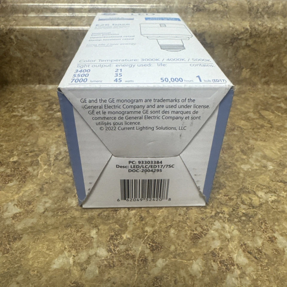 LED/LC/ED17/7SC GE LED Lamp Bulb - Image 3 of 4