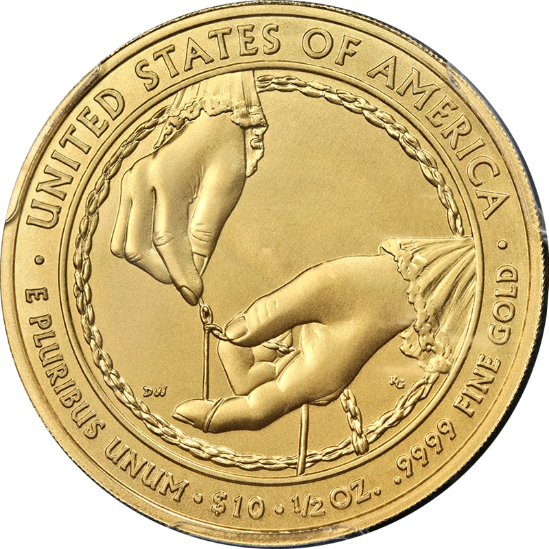 2013-W First Spouse Gold $10 Ida McKinley PCGS MS69 Mercanti Signature Label - Image 2 of 4