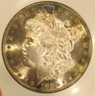 1880 S Morgan silver dollar -BU GEM, Frosty Cameo, Reflective 5229