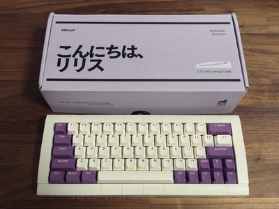 KBDcraft Lilith Keyboard | Custom Tastatur aus Klemmbaustein | OVP + Zubehör!