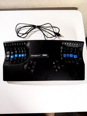 Kinesis Advantage2 LFQ KB600LFQ  Wired Keyboard Ergonomic USB Tested Working