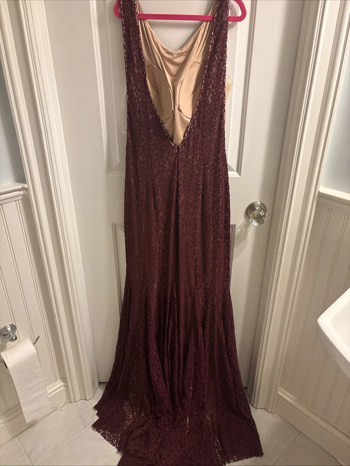 jovani dress size 14 Wine Red - Image 4 of 4