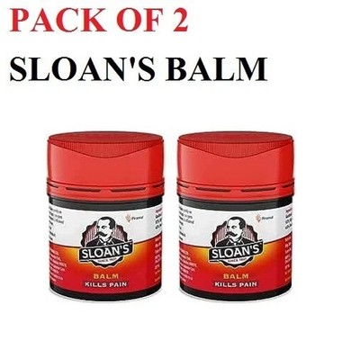 2X Sloan's Balm | Tötet starke Schmerzen | 20gm Kraft des Ayurveda mit 5 Kräu...