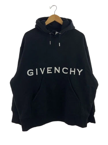 GIVENCHY Felpa con Cappuccio S Cotone Nero BMJ0C93Y69 Usata