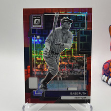 2022 Donruss Optic Baseball Babe Ruth #194 New York Yankees #57/99 Red Pandora