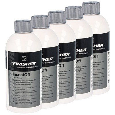 THE FINISHER InsectOff Insektenreiniger 5 X 500 ml Insektenentferner Reiniger