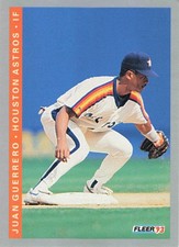 Juan Guerrero Houston Astros 1993 Fleer Baseball #435