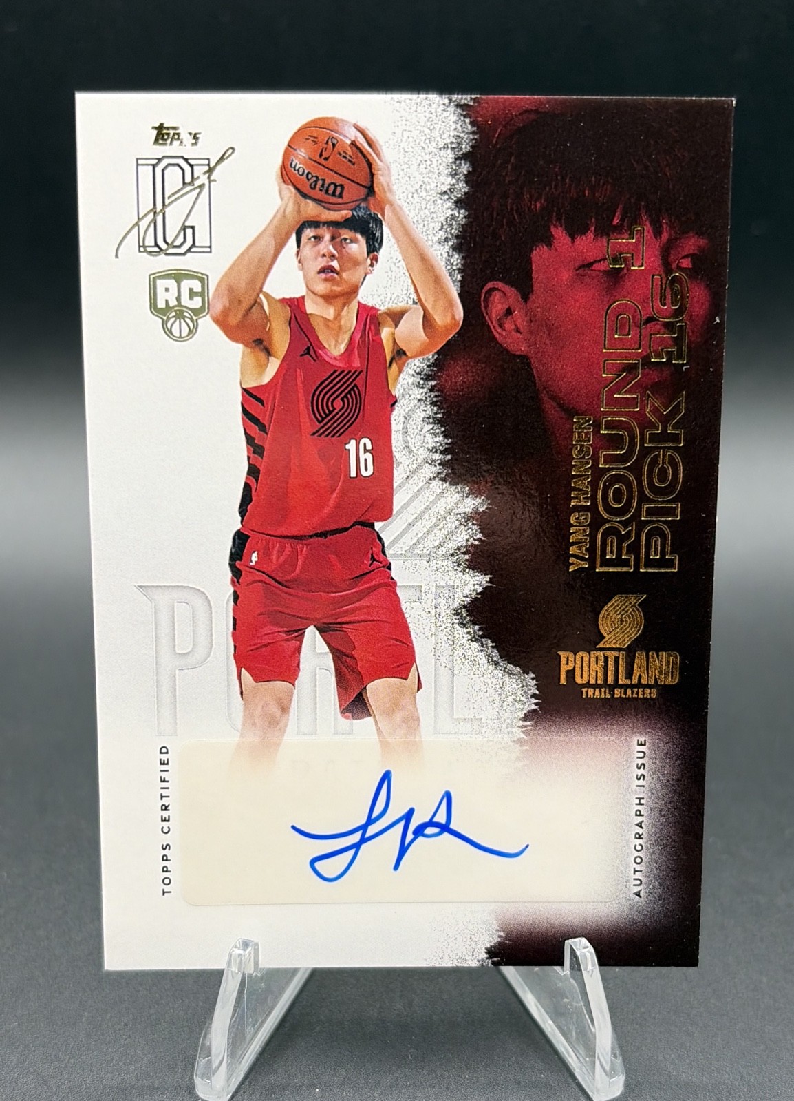 2025-26 Topps Signature Class - Rookie Class Autographs Yang Hansen #RCA-TH