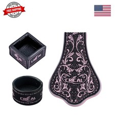 Portable Magnetic Pool Chalk Holder Square Chalk Cube Holder Billiard Cue Acc...
