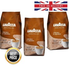 Lavazza Crema e Aroma Coffee Beans 3 Pack (3x1kg) | Whole Bean | Medium Roast 15.98 per kilo