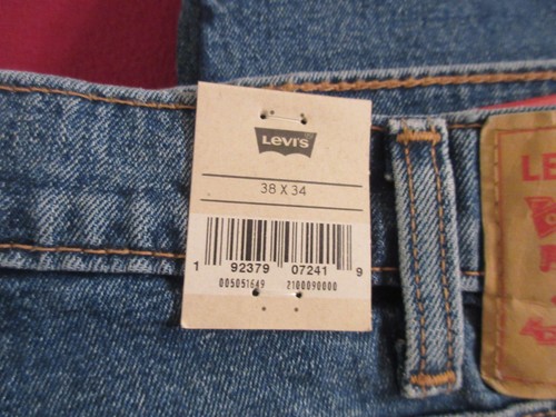 Levi's Strauss & Co. Men’s LEVI 505 Jeans 38x34 NEW W/TAGS - Picture 4 of 12
