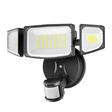 65W LED Security Lights with Motion Sensor - Dusk to Dawn Floodlights, 6500LM