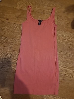 Bleistiftkleid Damen H&M Basic Größe S rosa ärmellos