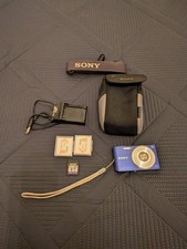 Sony Cybershot DSC-W730 16.1 mp 8x Zoom Digital Camera Blue/Read
