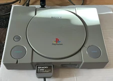 Sony PLAYSTATION 1 PS1 Console SCPH-7501 - TESTED/Works - Cables Included
