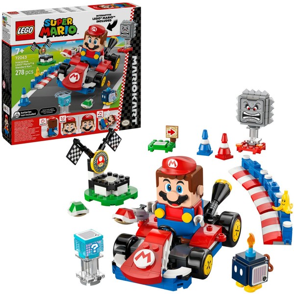 Lego 72043 Super Mario - Mario Kart: Interaktiver Lego Mario & Standard-Kart-image