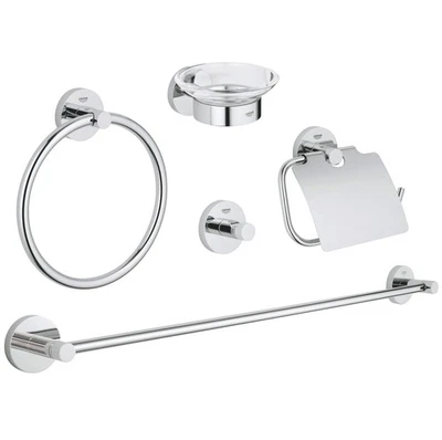 40344001 Essentials Set d'Accessoires Argent Chromé - Photo 1/4