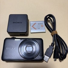SONY DSC-WX50 Digital Camera Black With Battery Adapter And Cable. Sony