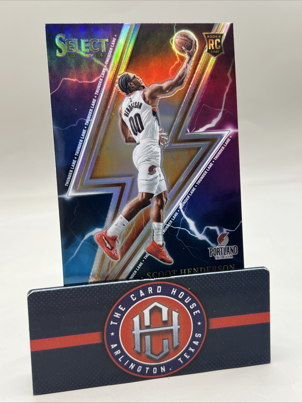 2023-24 Select Scoot Henderson Rookie RC Thunder Lane Portland Trail Blazers JM1