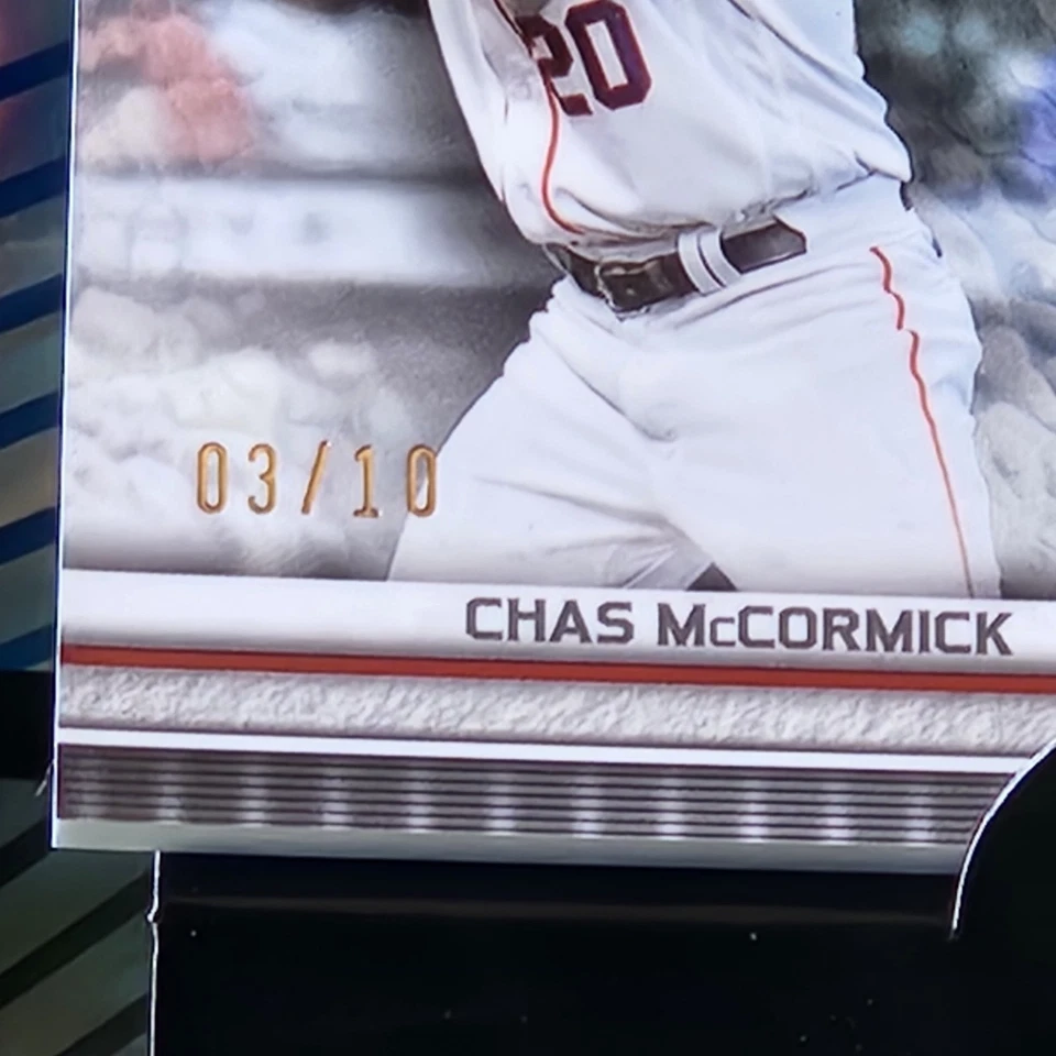 2023 Museum Collection Chas McCormick Primary Pieces Quad Relic /10 #SPPQR-CM - Image 2 of 3