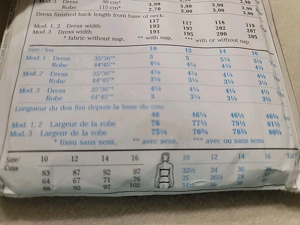 Vintage Style Sewing Pattern 4343 Misses Dress SIZE 12/14/16cut & Complete  - Image 3 of 3