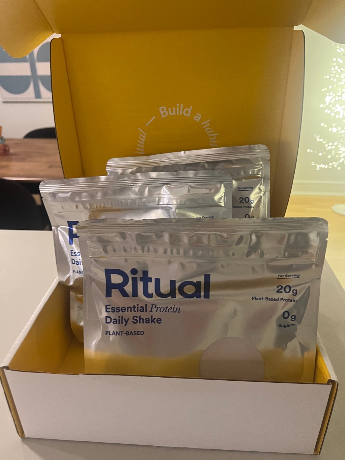 Three Ritual Essential Protein Daily Shake Plant - 1 lb.  Exp: 7/27  VANILLA