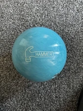 USED   HAMMER NU Blue Hammer 15 lb. Bad Ass Blue Pearl Bowling Ball