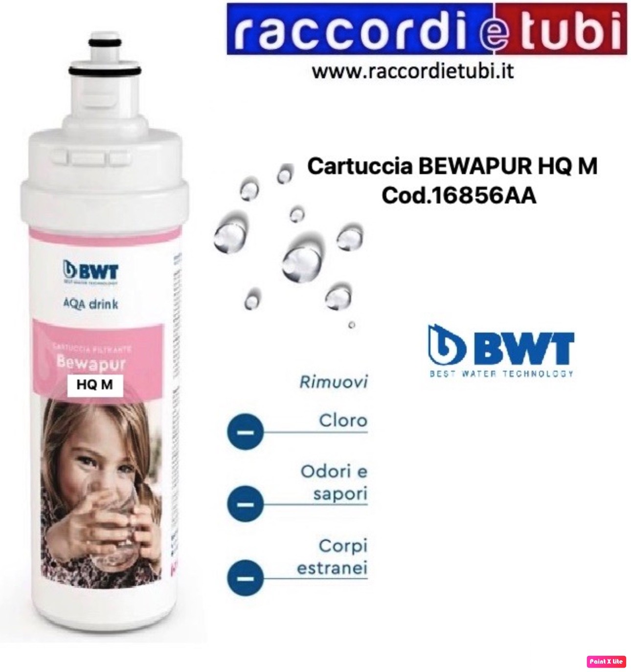 BWT BEWAPUR HQ M Cartuccia Filtrante Originale - Acqua Pura Sottolavello