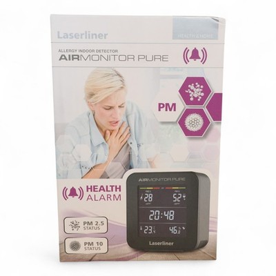 Laserline AirMonitor Pure Messgerät, Feinstaub, Luftqualität, Pollen & Allergene