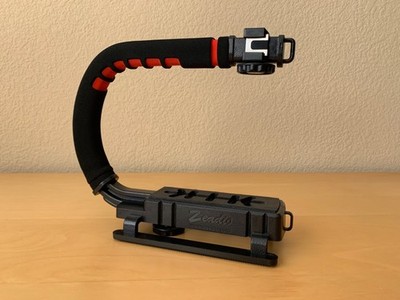 Handheld Stabilizer & Video Cage Rig for DSLR, Smartphone & Action