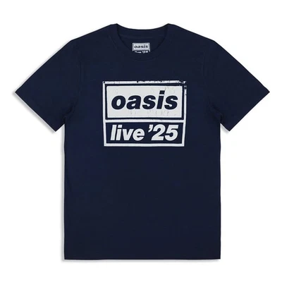 Oasis Live 25 Distressed Lockup Kids T Shirt Size Large (7/8 Yrs) - Bild 1 von 3