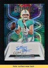 2022 Panini Spectra Rookie Celestial Prizm 53/75 Skylar Thompson Auto READ sc2