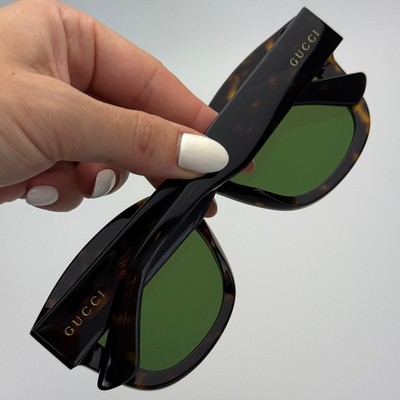 NEW Gucci Sunglasses GG1110S 002 Dark Havana / Green Unisex Authentic NEW Gucci Sunglasses GG1110S 002 Dark Havana / Green Unisex  main image 2