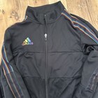 Adidas PRIDE Rainbow Stripe Women’s Track Suit - Black sz Medium — photo 2