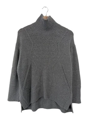 ZADIG & VOLTAIRE DELUXE Pull-over à col roulé Dames Pull T EU 38 gris clair - Photo 1/4