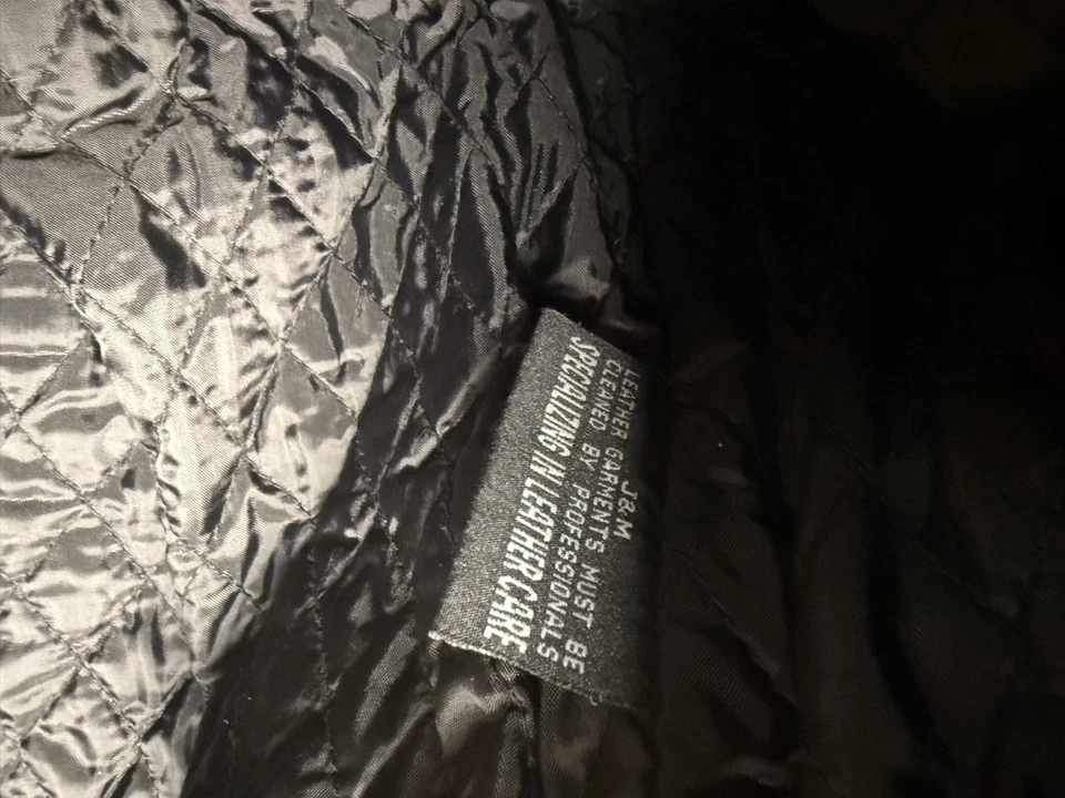 Vintage Wilsons Open Road Thinsulate Full Zip Leather Jacket Coat Mens Large - Image 3 of 4