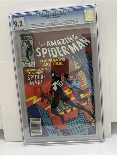 Amazing Spider-Man #252 CGC 9.2 White Pages Newsstand Edition
