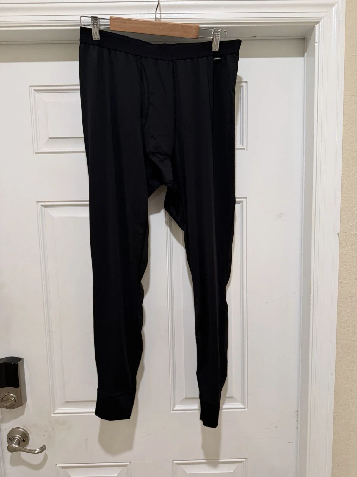 Patagonia Mens XL Black Capilene Baselayer Pants Thermal Long Underwear 30x32