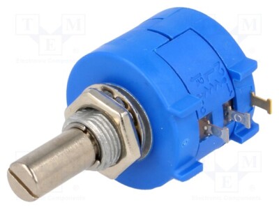 1 Stück, Potentiometer: axial 3590S-2-103L /E2DE