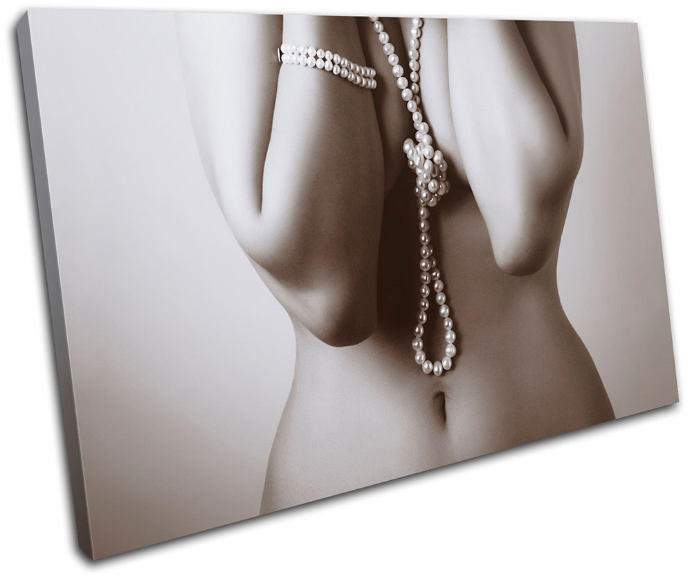 Sexy Woman NUDES Fashion SINGLE CANVAS WALL ART Picture Print VA