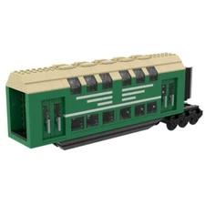 ZITIANYOUBUILD MOC-109799 Middle Unit Train Car Wagon 668 Piece Gift Set