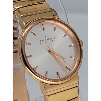 Skagen Stainless Steel Mineral Crystal Watch Skagen Ancher Crystal Stainless Steel Mesh Women main image 4
