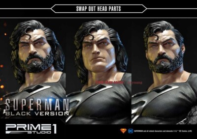 スーパーマン ファブリックケープエディションPrime1 studio 1/3 Prime 1 Studio MMDCBH-02BL Batman: Hush 1/3 Superman Black