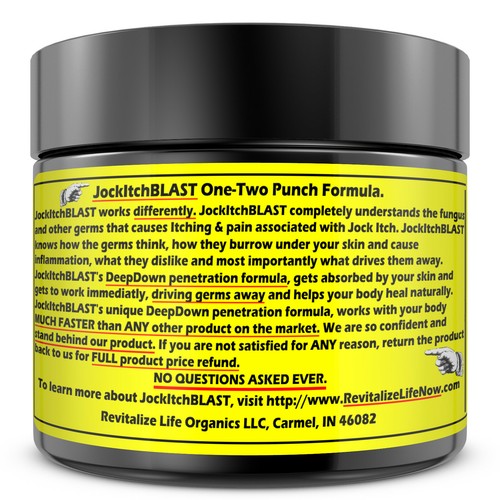 Jock Itch Cream Tea Tree Antifungal EXTRA Strength Formula Herbal
