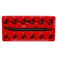 Lock Technology LT1930 13 Piece Metric Shockit Line Wrench Set Automotive