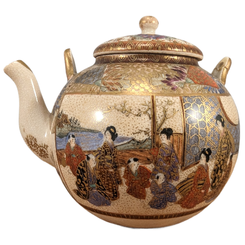 仏製 アンティークガラス カラフェ 恵比寿 Antiques Tamiser @ Japanese Pottery Flower Vase (Tsubo-07) | Samurai Museum Shop